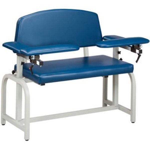 Clinton„¢ 66000 Lab X Series Extra-Wide Blood Drawing Chair with Padded Arms, Clinton Industries, Mfr#: 66000